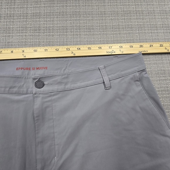 Rhone Shorts Mens 38 Gray Performance Stretch Chino 8 Inseam Lightweight Golf - Picture 5 of 10